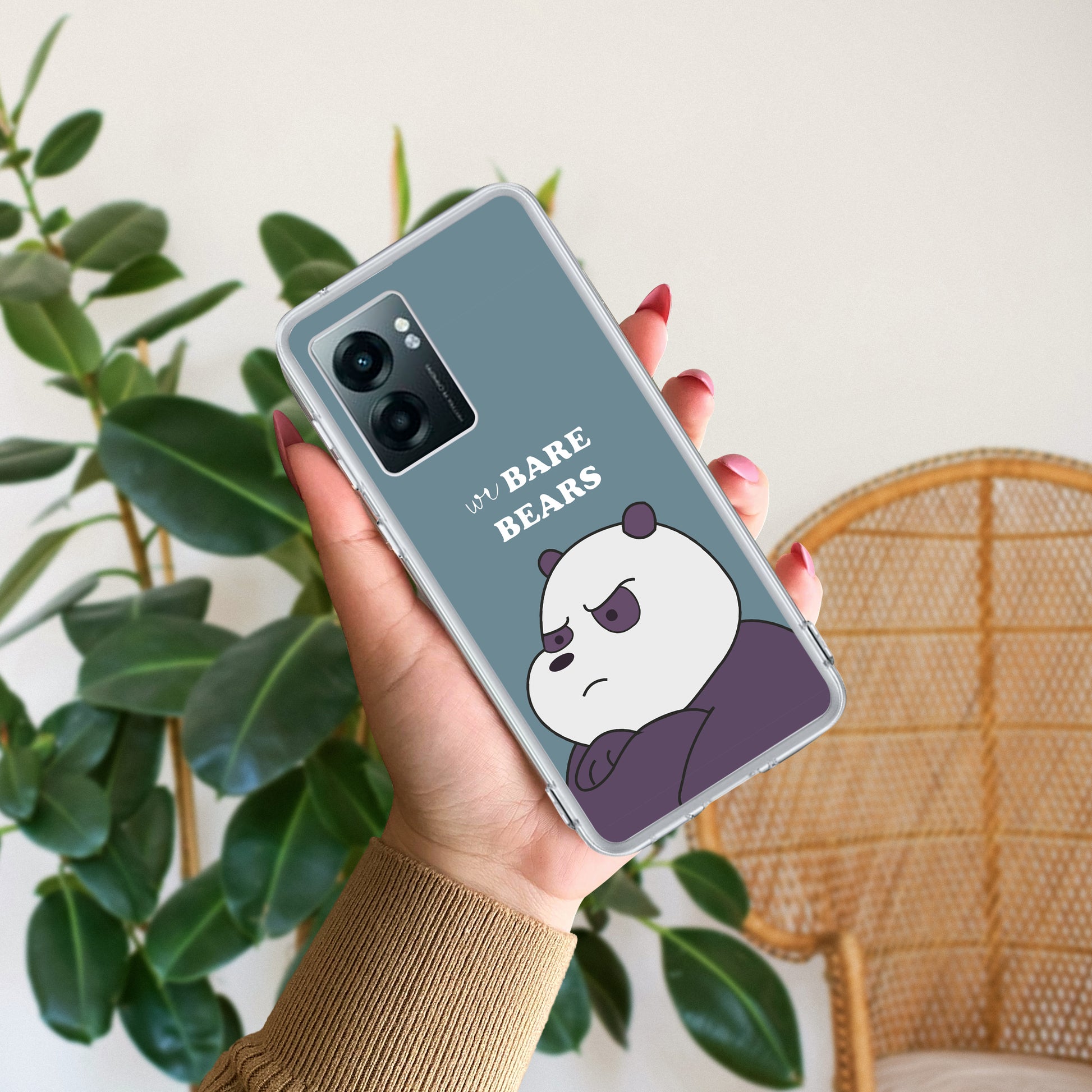 We Bare Bears Transparent Silicon Case Blue For Realme/Narzo ShopOnCliQ