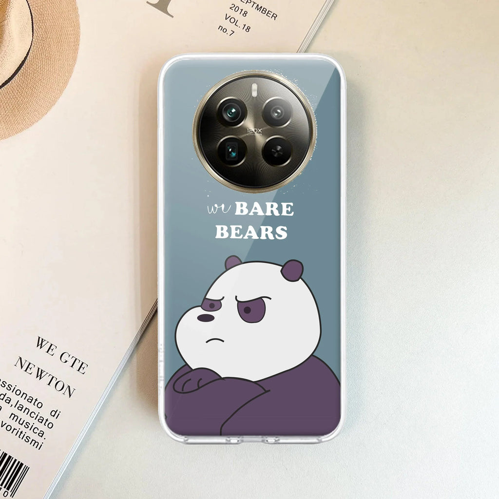 We Bare Bears Transparent Silicon Case Blue For Realme C53