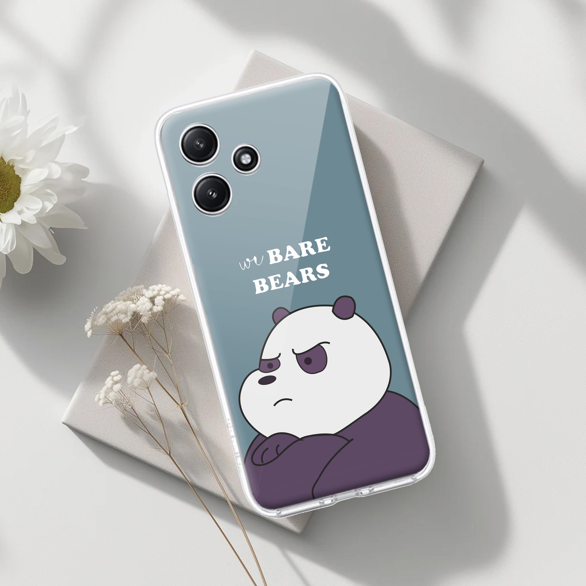 We Bare Bears Transparent Silicon Case Blue For Redmi/Xiaomi ShopOnCliQ