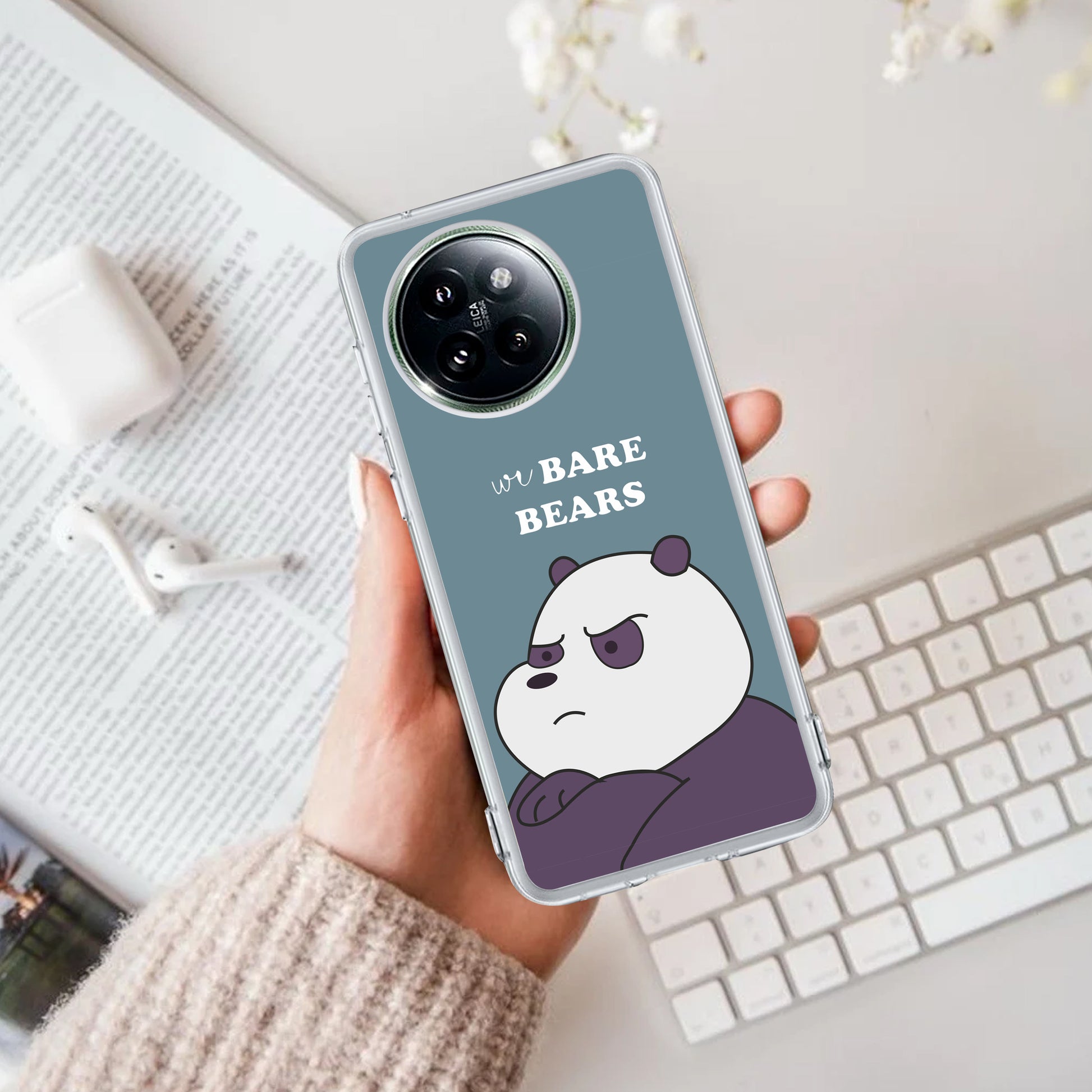 We Bare Bears Transparent Silicon Case Blue For Redmi/Xiaomi ShopOnCliQ