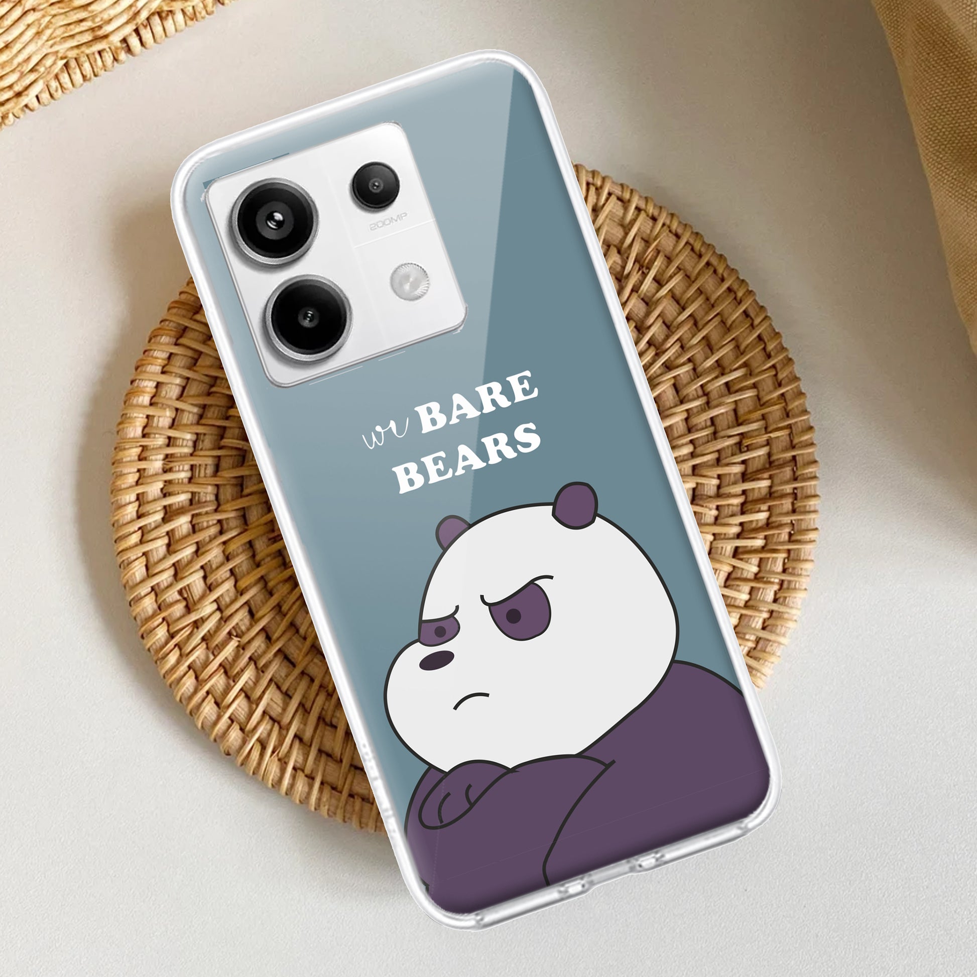 We Bare Bears Transparent Silicon Case Blue For Redmi/Xiaomi ShopOnCliQ