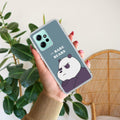 We Bare Bears Transparent Silicon Case Blue For Xiaomi 12 Pro 5G