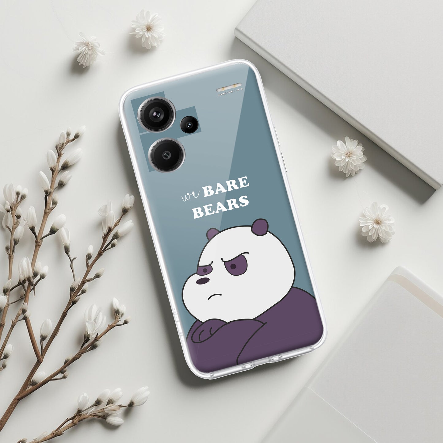 We Bare Bears Transparent Silicon Case Blue For Redmi/Xiaomi ShopOnCliQ