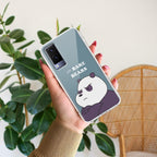 We Bare Bears Transparent Silicon Case Blue For Vivo V23 5G