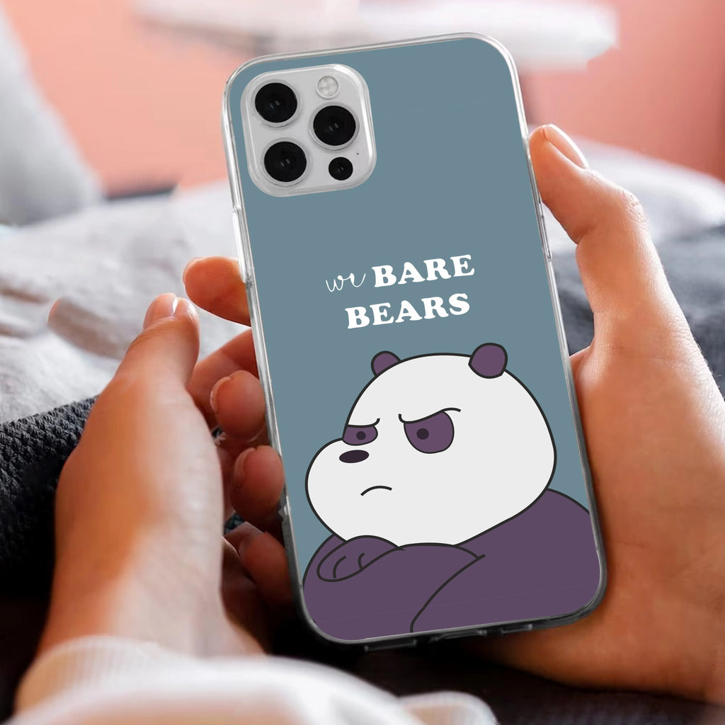 We Bare Bears Anti Yellow Case Blue For iPhone 16 Pro