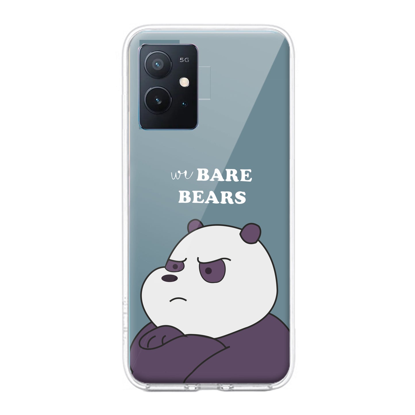 We Bare Bears Transparent Silicon Case Blue For iQOO ShopOnCliQ