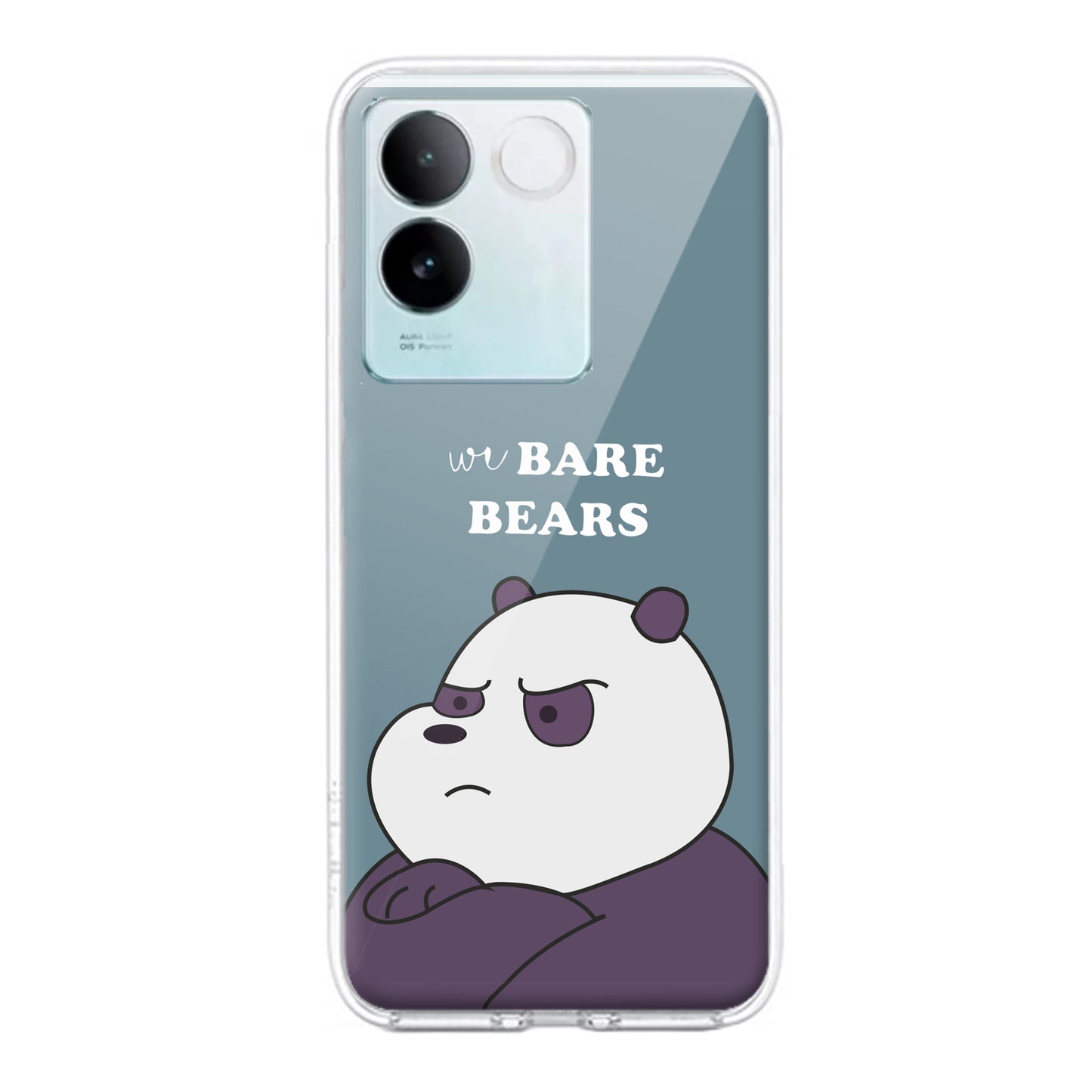 We Bare Bears Transparent Silicon Case Blue For iQOO ShopOnCliQ