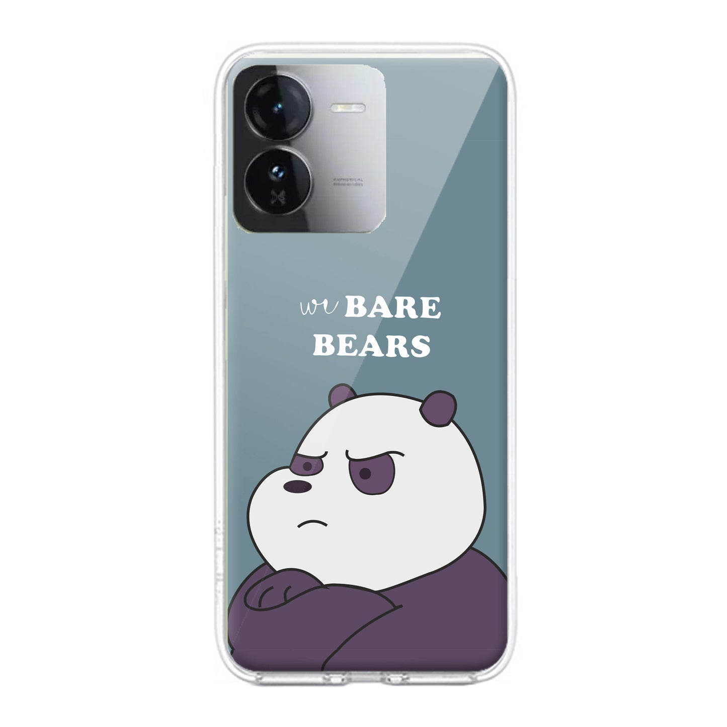 We Bare Bears Transparent Silicon Case Blue For iQOO ShopOnCliQ