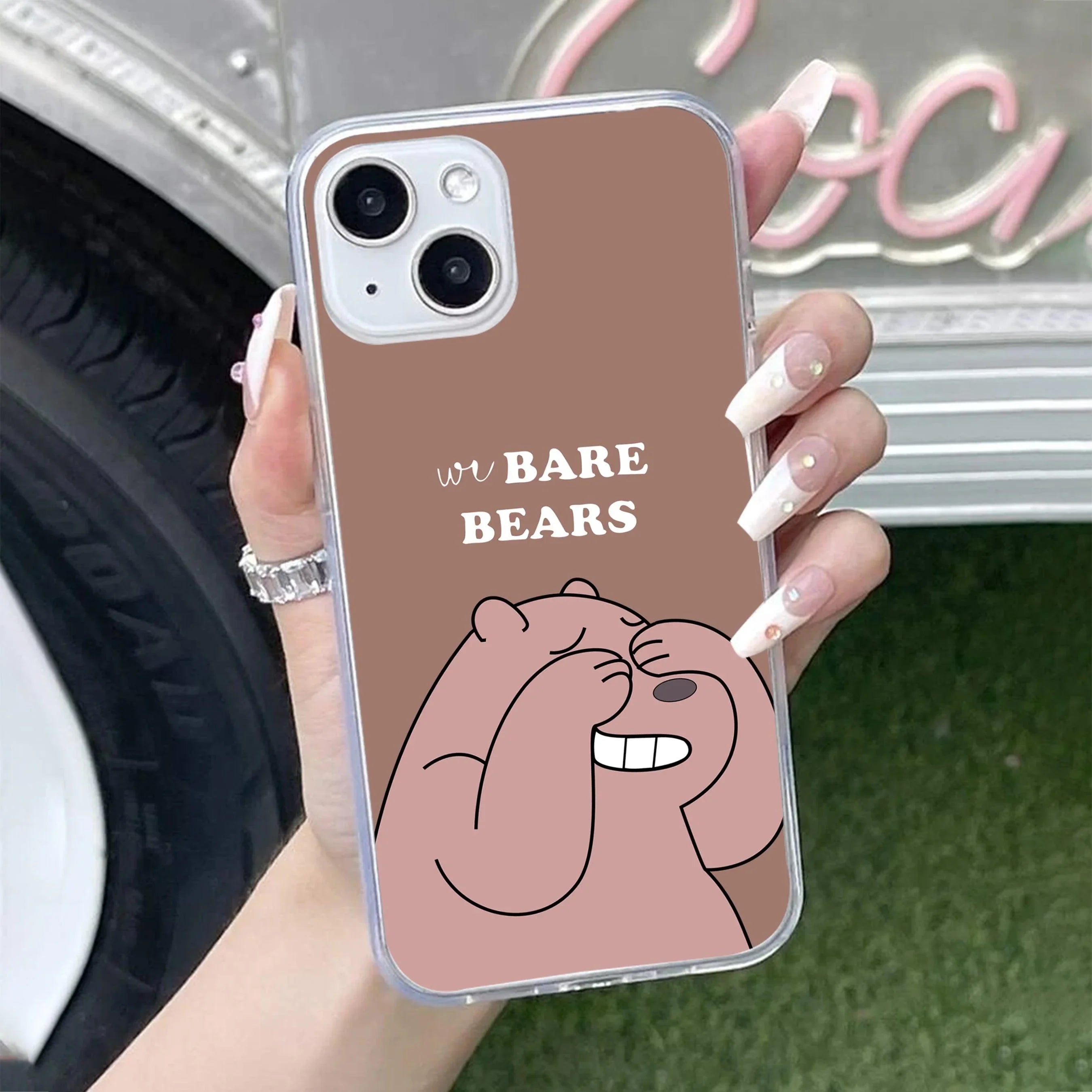 We Bare Bears Anti Yellow Case Brown For Google Pixel 8 5G