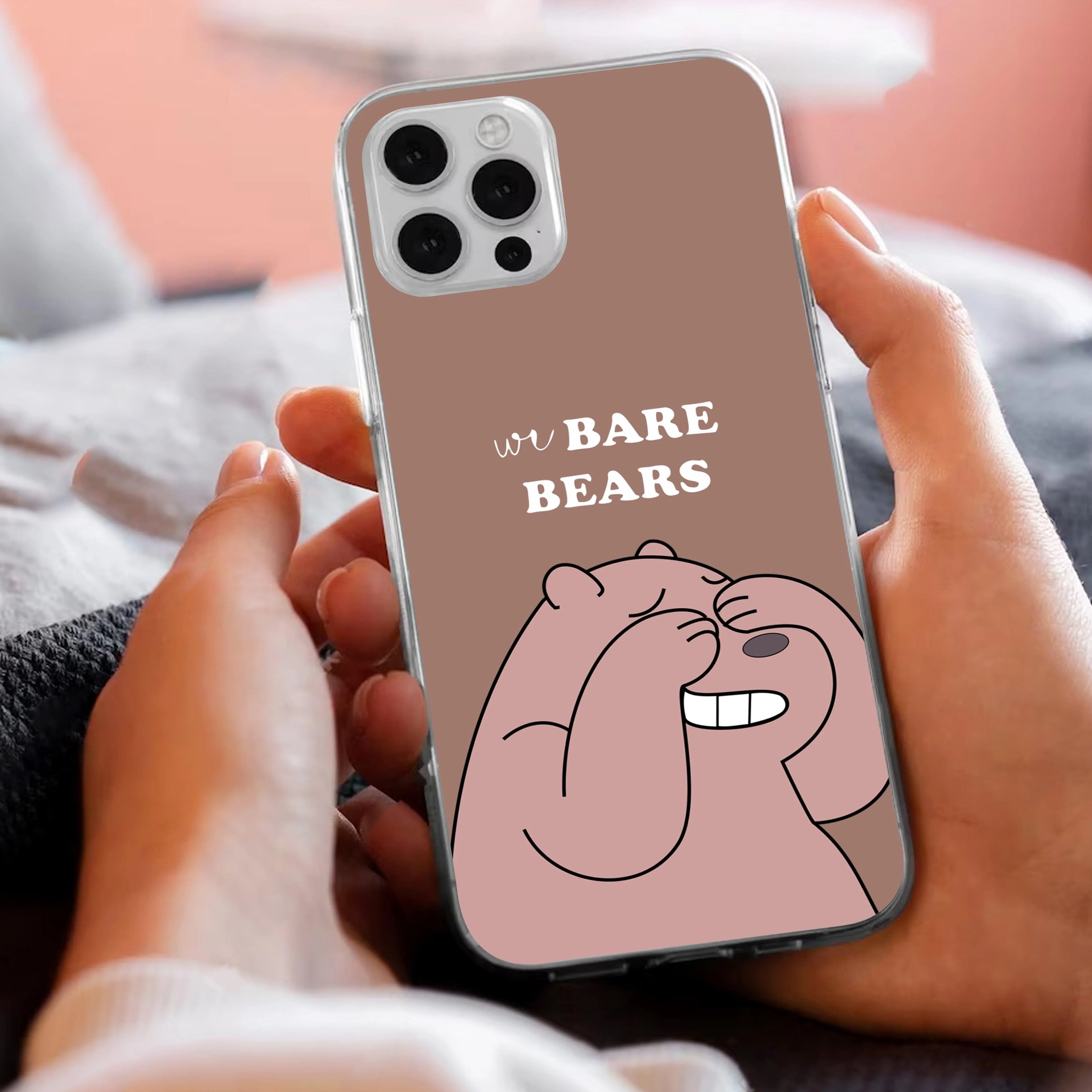 We Bare Bears Anti Yellow Case Brown For Google Pixel 10a 5G