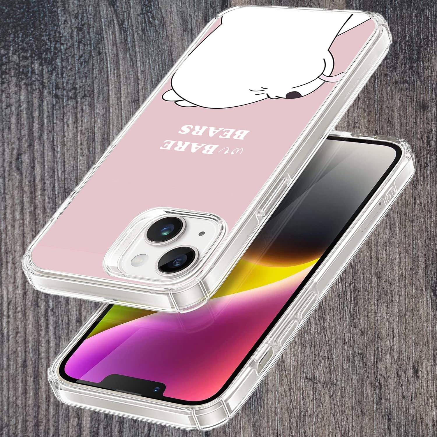 We Bare Bears Transparent Silicon Case Pink For Nothing ShopOnCliQ