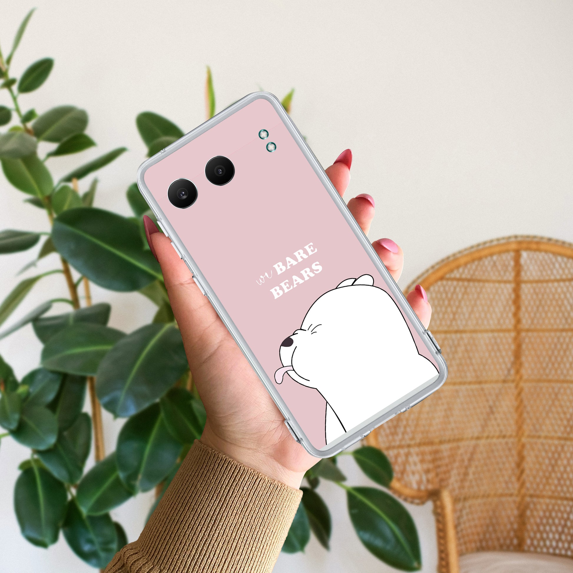 We Bare Bears Transparent Silicon Case Pink For OnePlus ShopOnCliQ