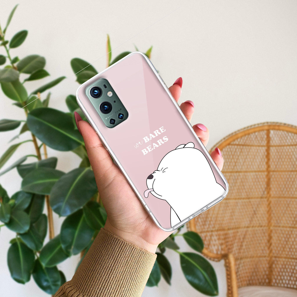 We Bare Bears Transparent Silicon Case Pink For OnePlus - ShopOnCliQ