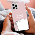 We Bare Bears Anti Yellow Case Pink For Oppo F17