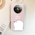 We Bare Bears Transparent Silicon Case Pink For Realme Narzo 30A / Realme C12 / Realme Narzo 20