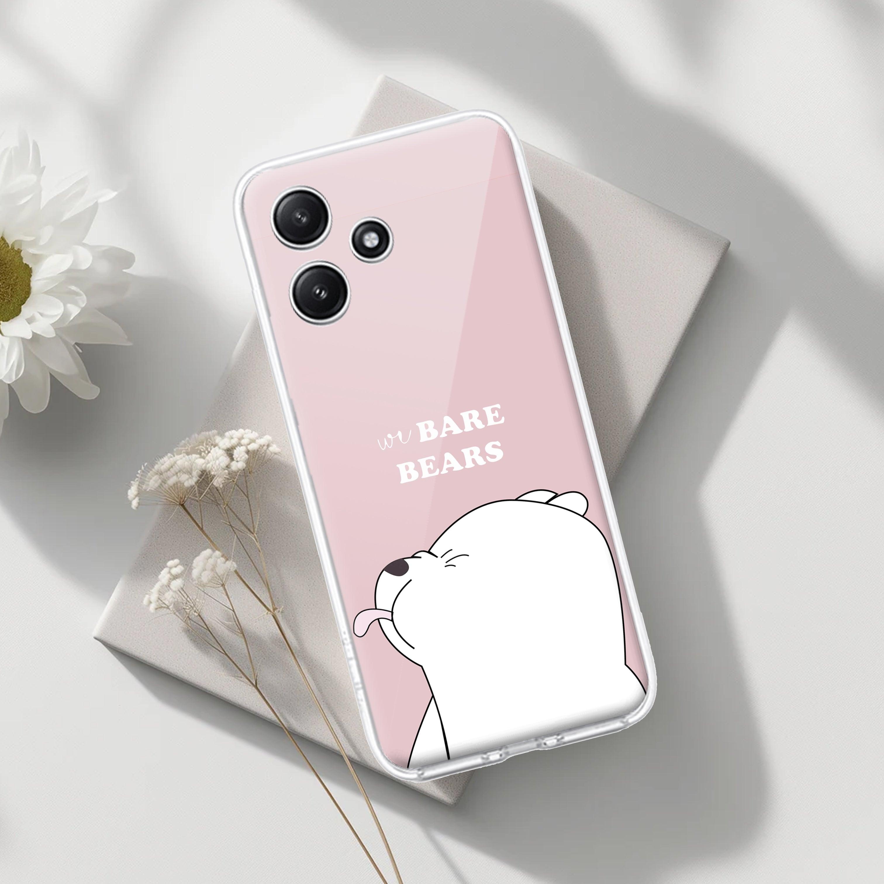 We Bare Bears Transparent Silicon Case Pink For Redmi/Xiaomi - ShopOnCliQ