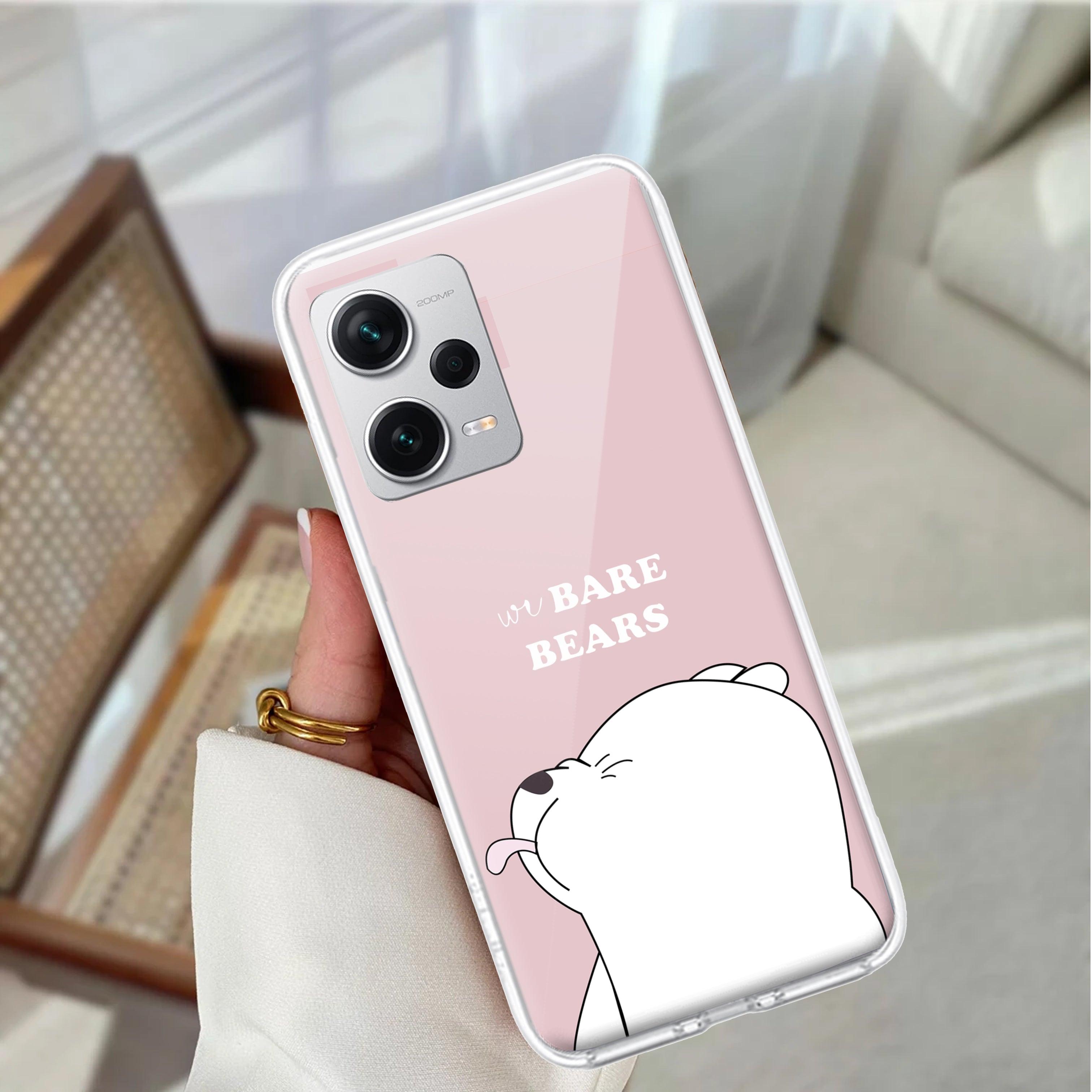 We Bare Bears Transparent Silicon Case Pink For Redmi/Xiaomi - ShopOnCliQ