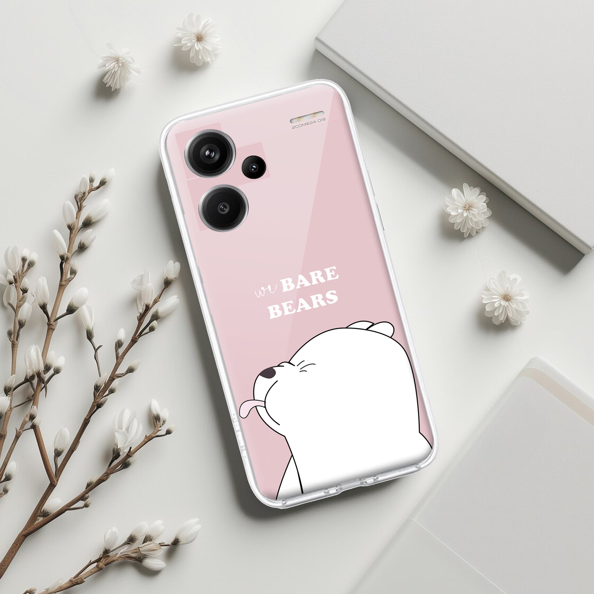 We Bare Bears Transparent Silicon Case Pink For Redmi/Xiaomi ShopOnCliQ