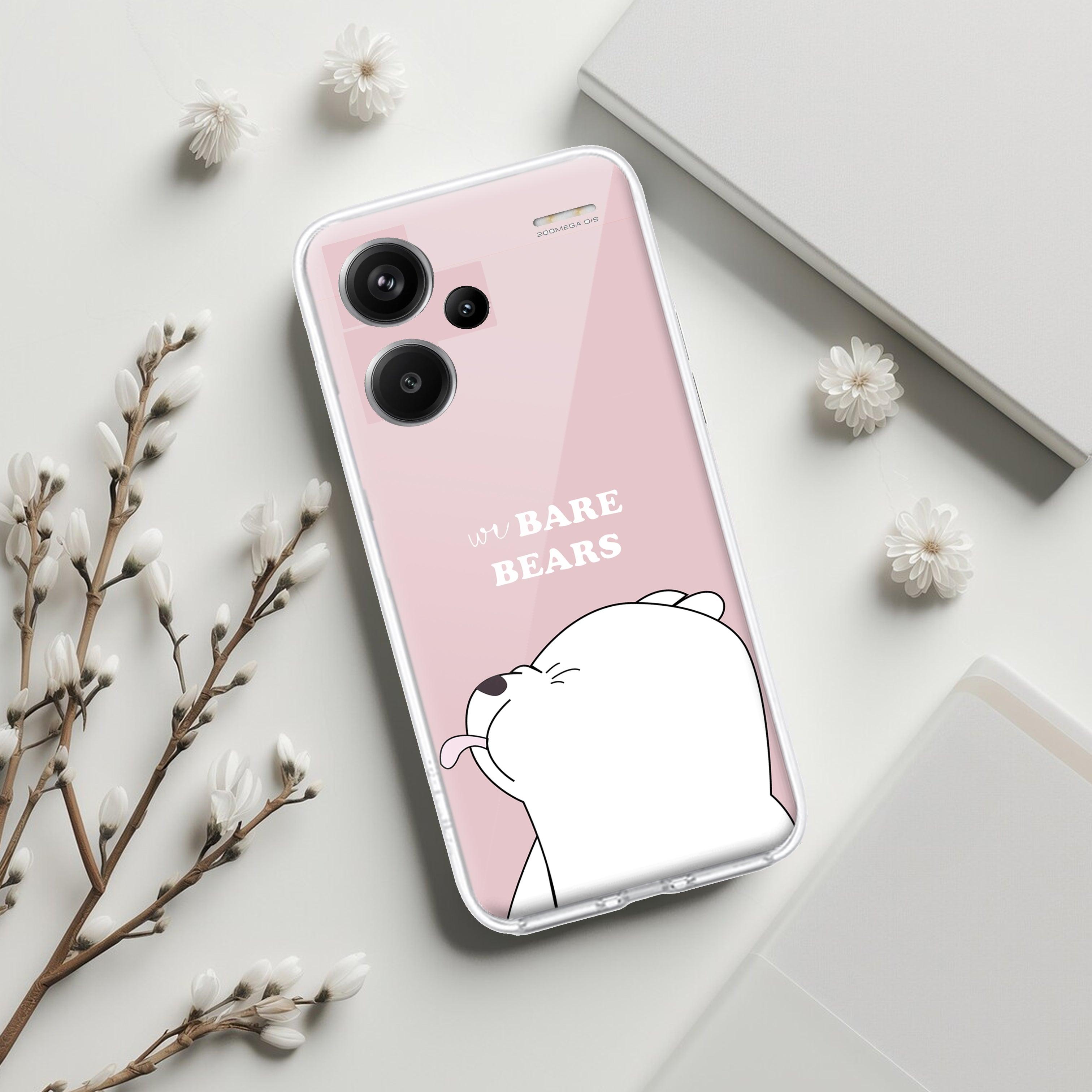 We Bare Bears Transparent Silicon Case Pink For Redmi/Xiaomi - ShopOnCliQ