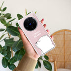 We Bare Bears Anti Yellow Case Pink For Vivo X100 5G