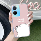 We Bare Bears Anti Yellow Case Pink For Vivo Y16