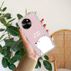 We Bare Bears Transparent Silicon Case Pink For Vivo X90 Pro 5G