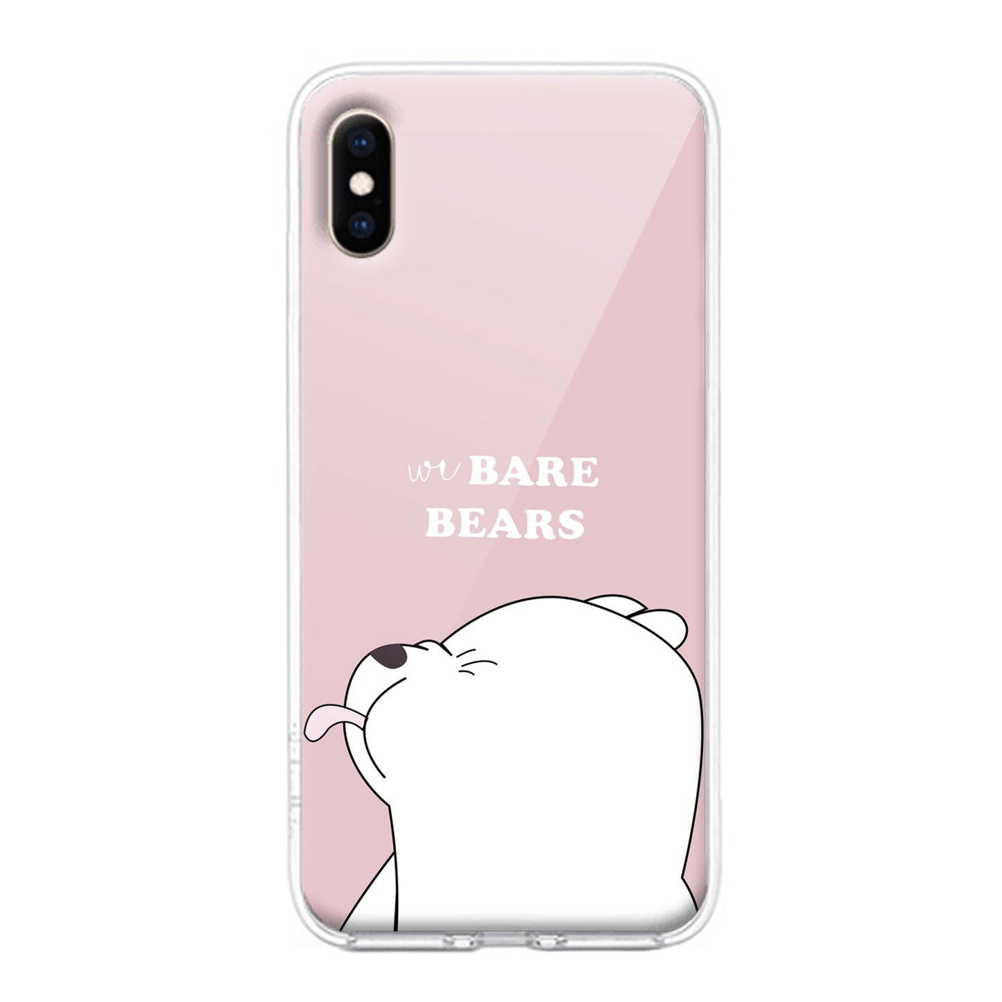 We Bare Bears Transparent Silicon Case Pink For iPhone ShopOnCliQ