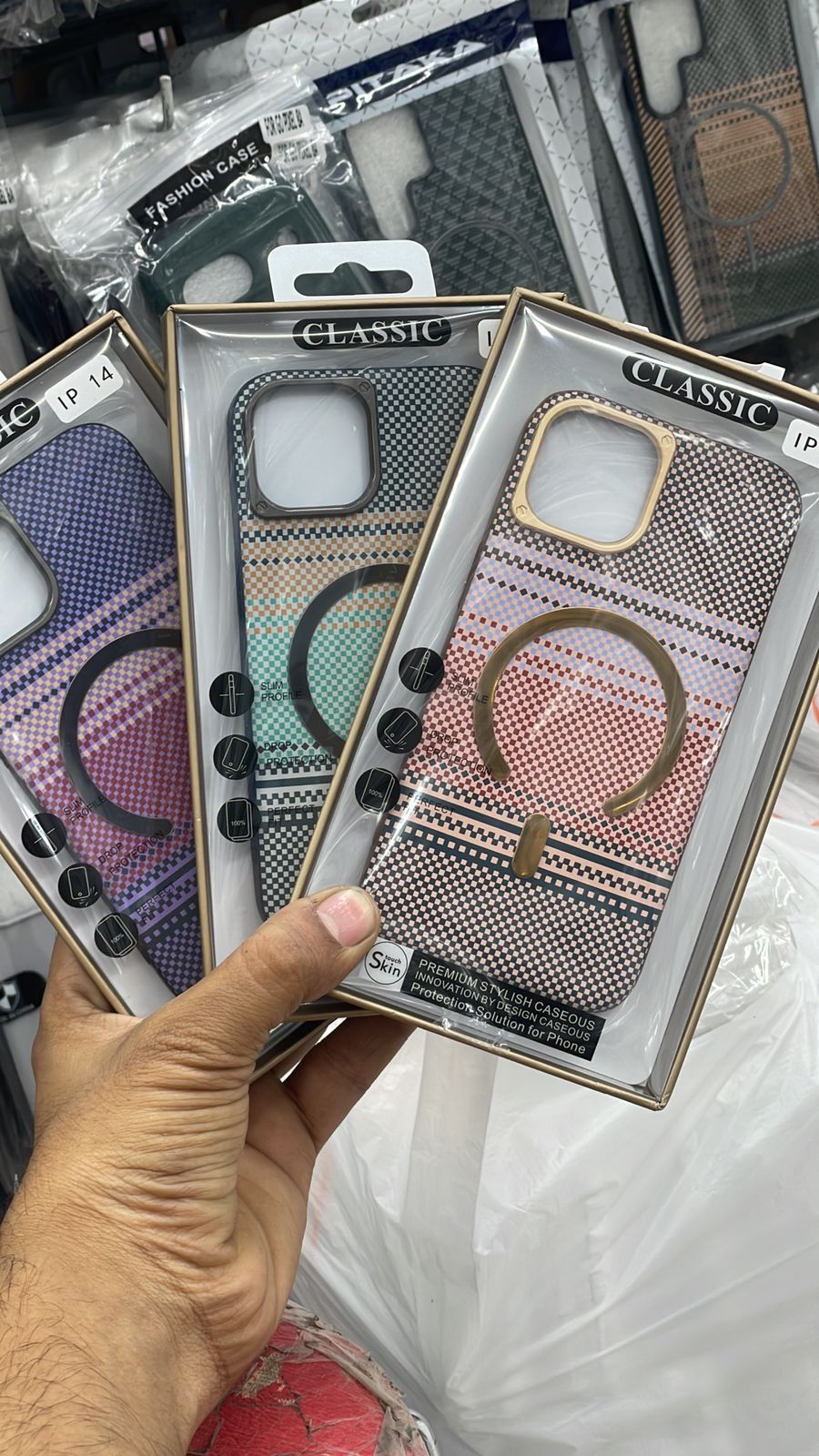 Wovan Gradient MagSafe Case for iPhone – Premium Woven Design Back Cover - ShopOnCliQ