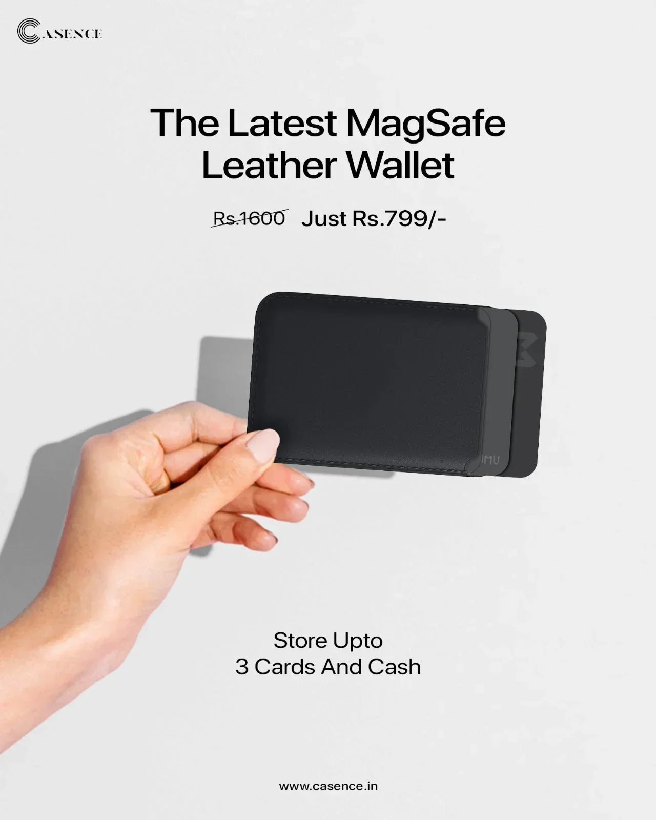 Signature Leather MagSafe Wallet for iPhone (Deep Blue) - ShopOnCliQ