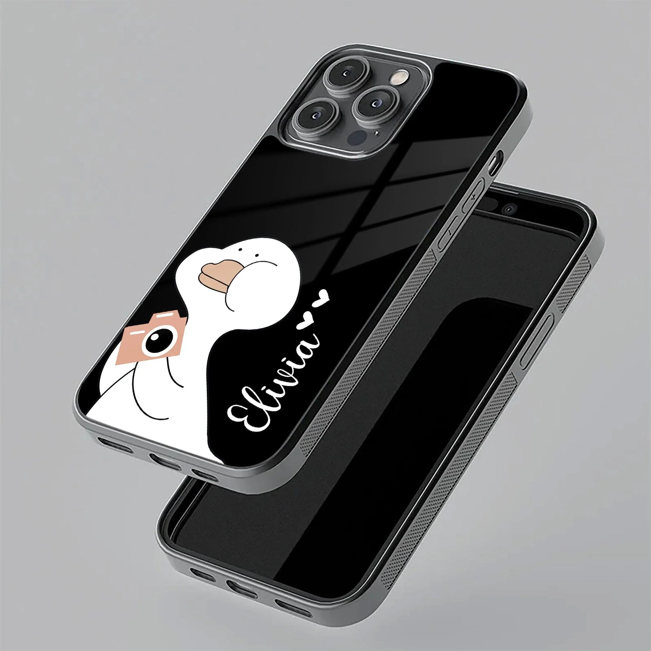 White Duck Glass Case Cover For Poco - ShopOnCliQ