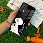 White Duck Glass Case Cover For Realme/Narzo - ShopOnCliQ