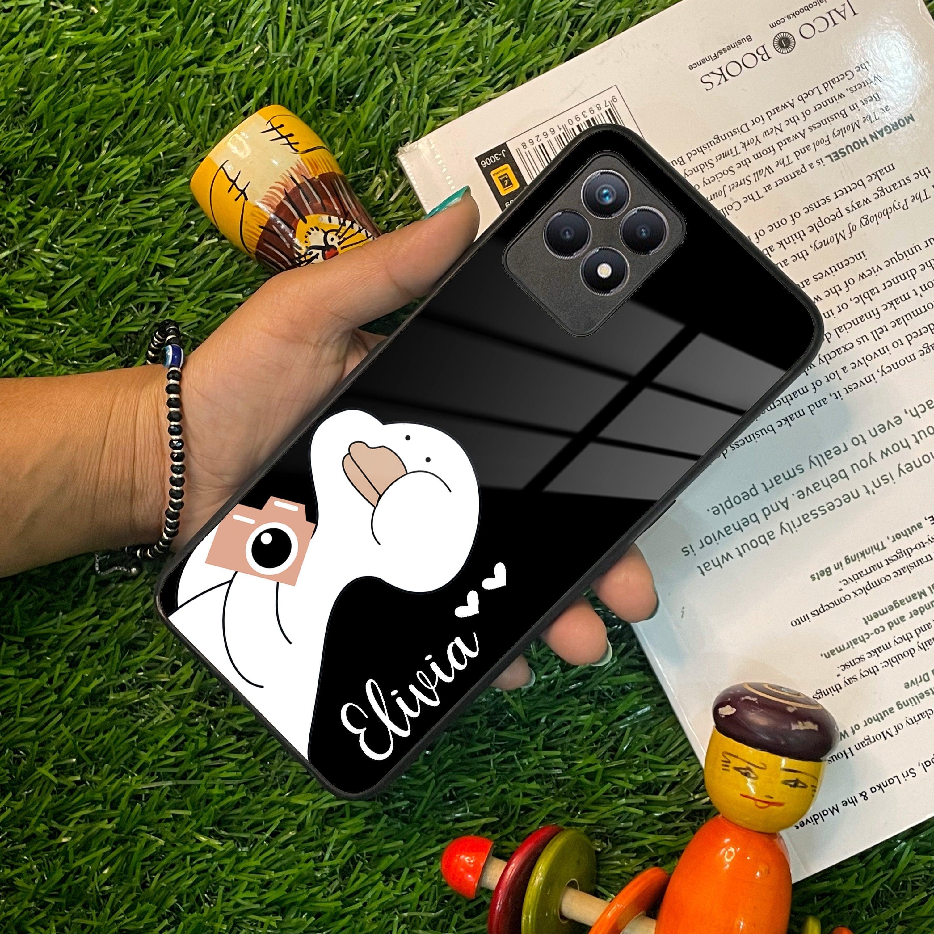 White Duck Glass Case Cover For Realme/Narzo - ShopOnCliQ