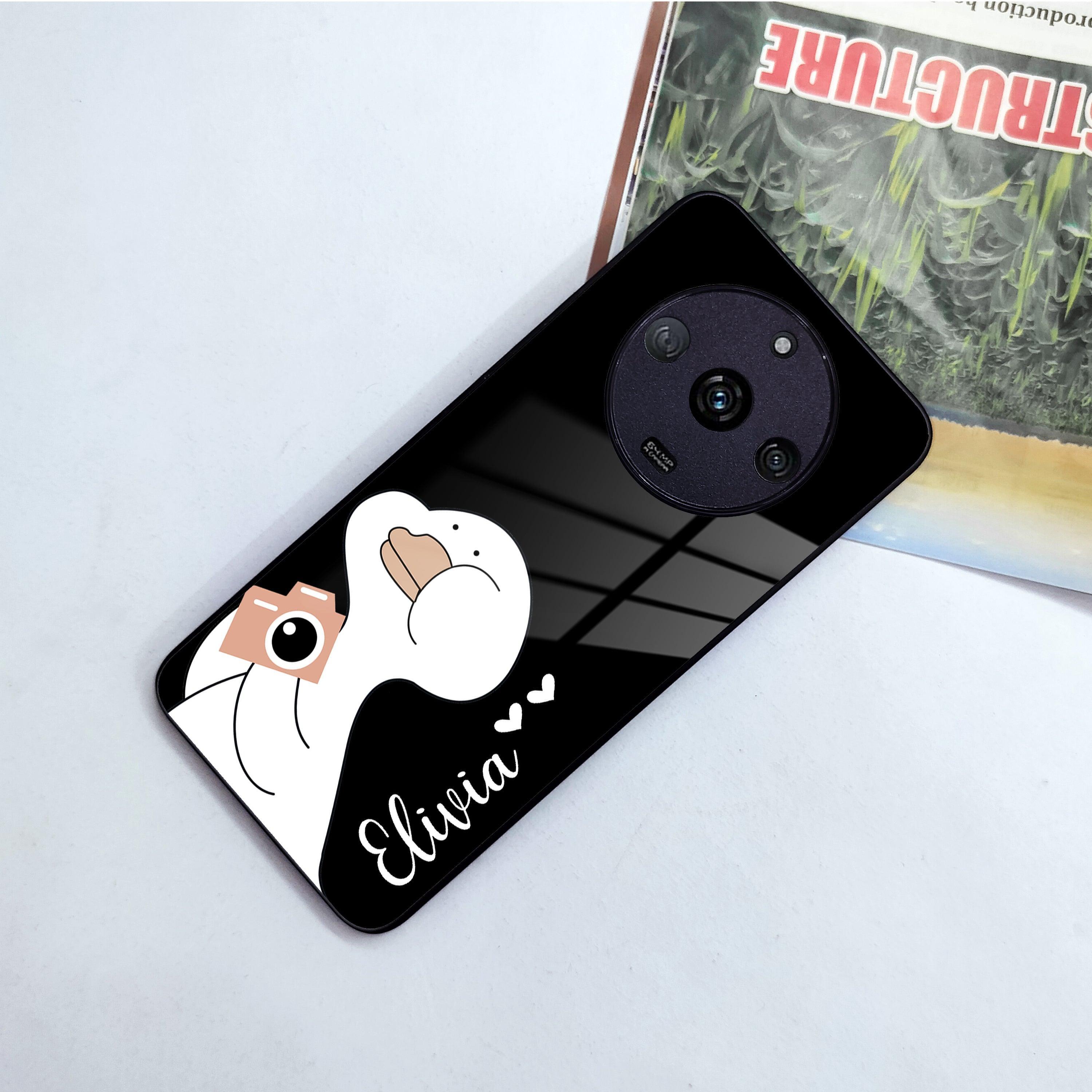 White Duck Glass Case Cover For Realme/Narzo - ShopOnCliQ