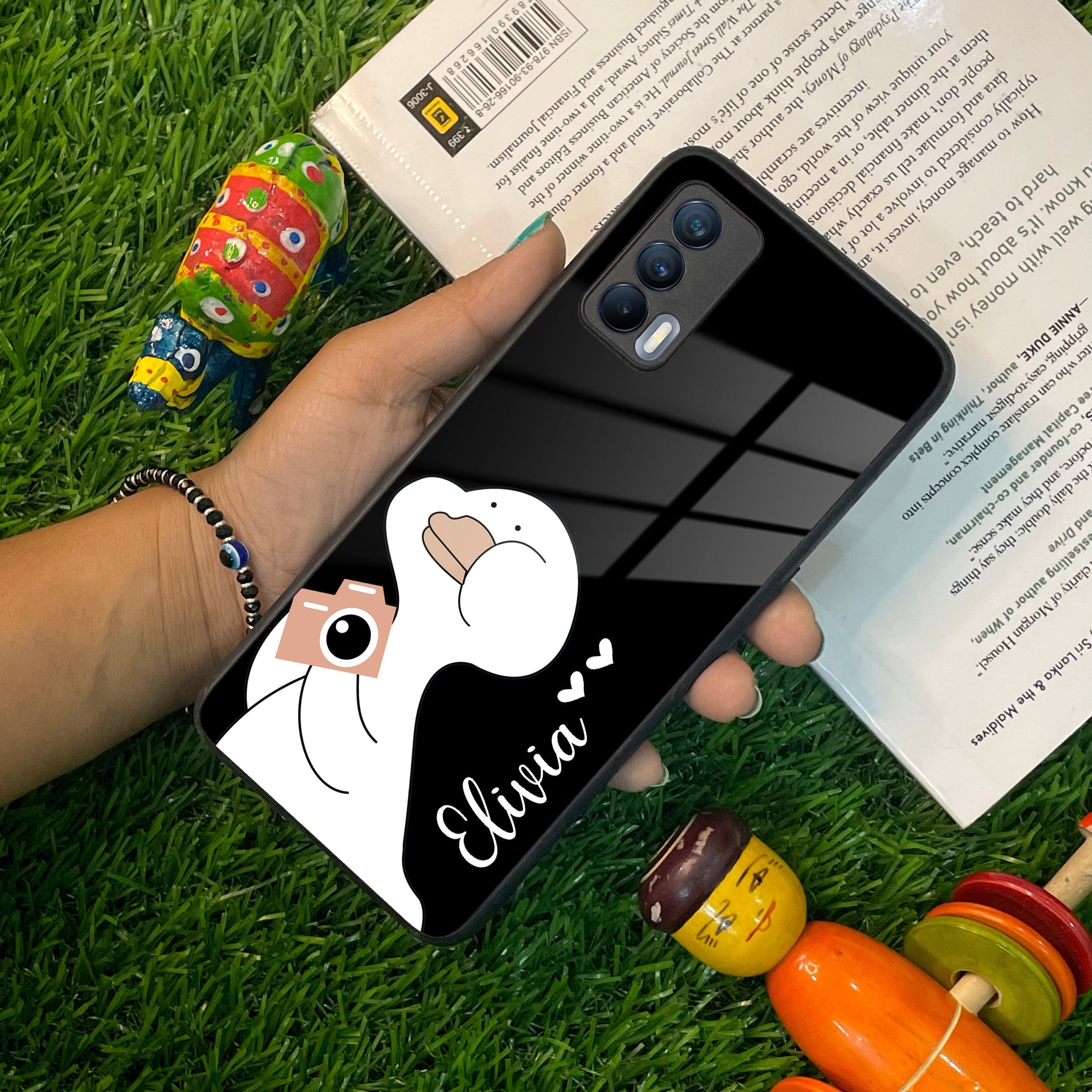 White Duck Glass Case Cover For Realme/Narzo - ShopOnCliQ