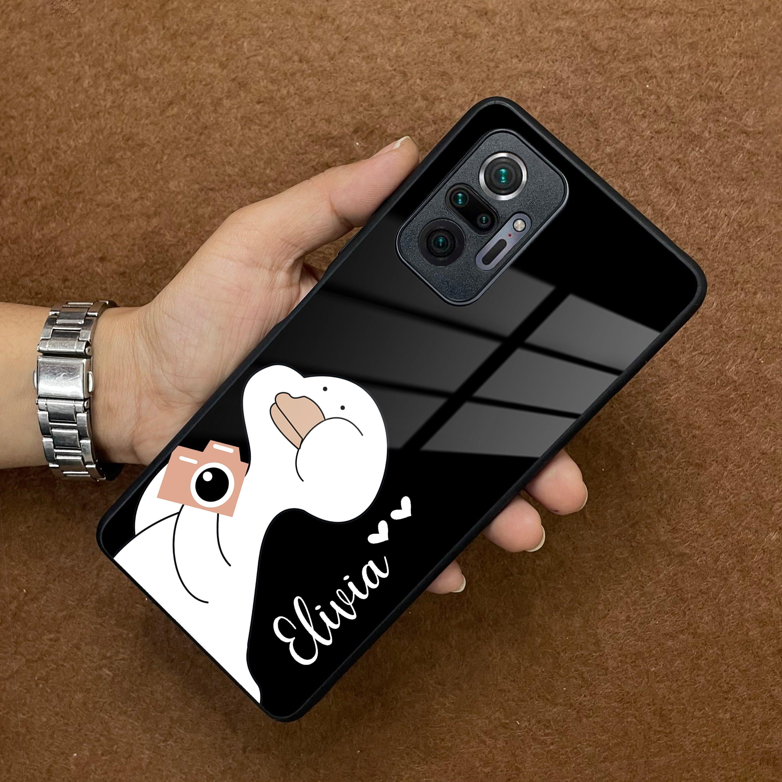 White Duck Glass Case Cover For Redmi/Xiaomi - ShopOnCliQ