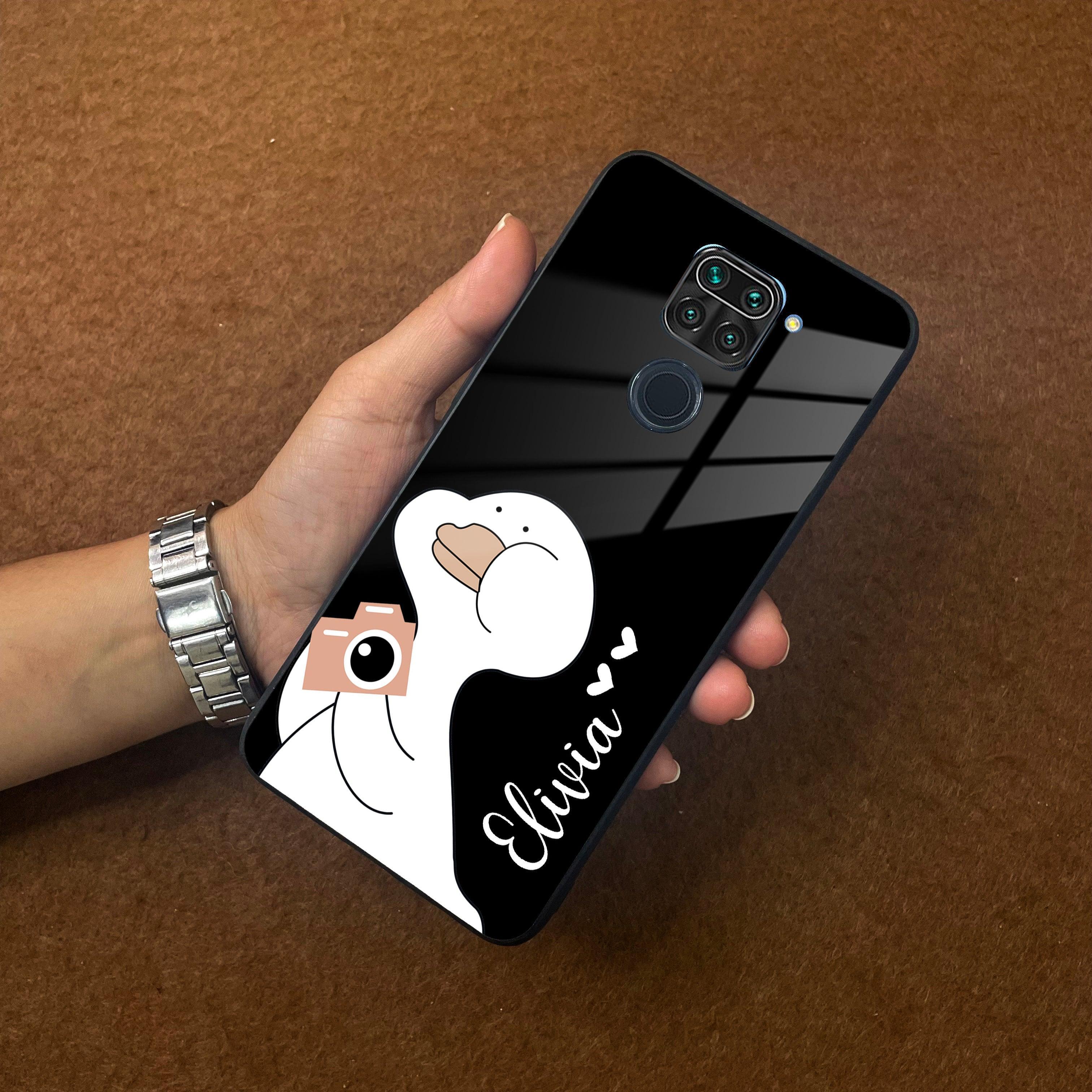 White Duck Glass Case Cover For Redmi/Xiaomi - ShopOnCliQ