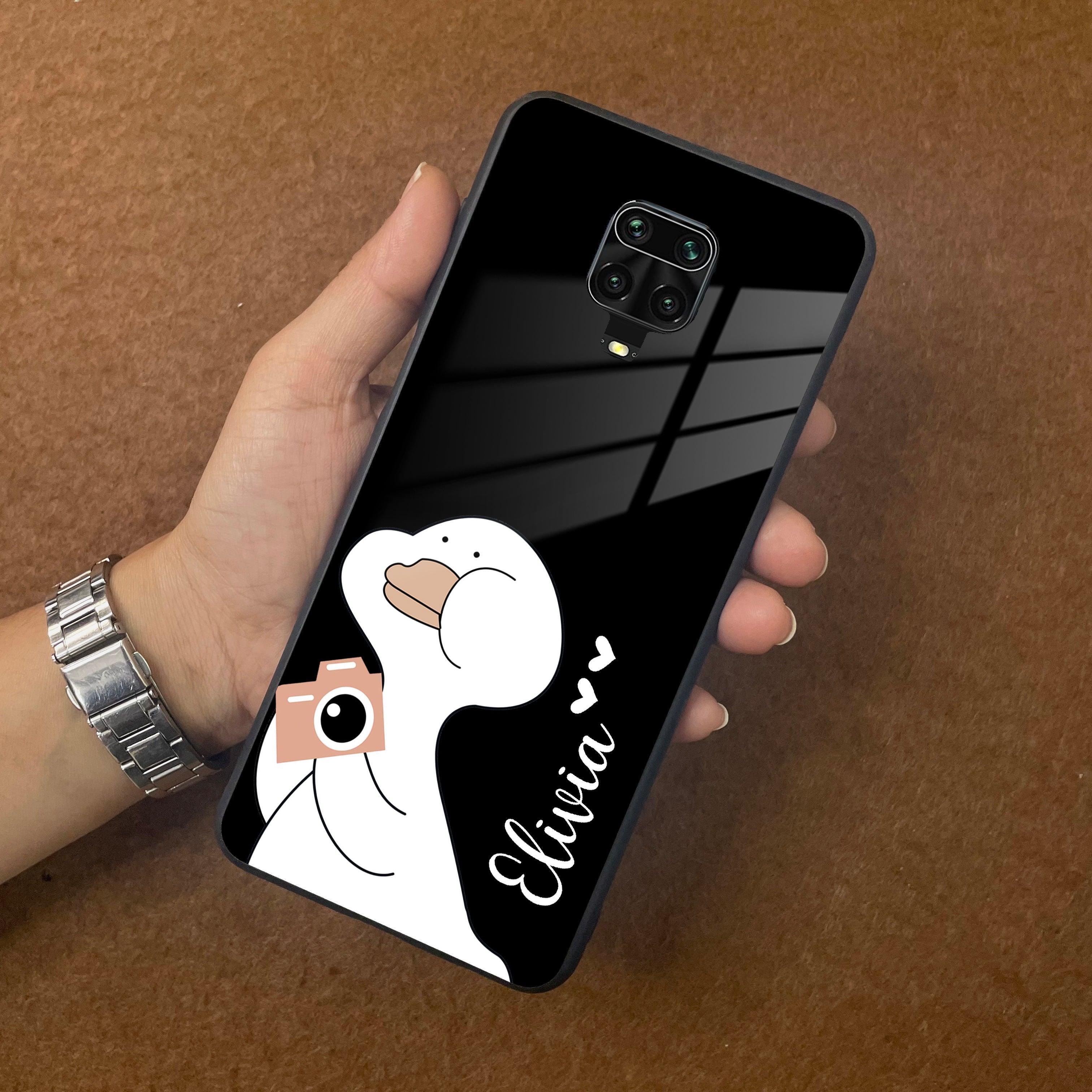 White Duck Glass Case Cover For Redmi/Xiaomi - ShopOnCliQ