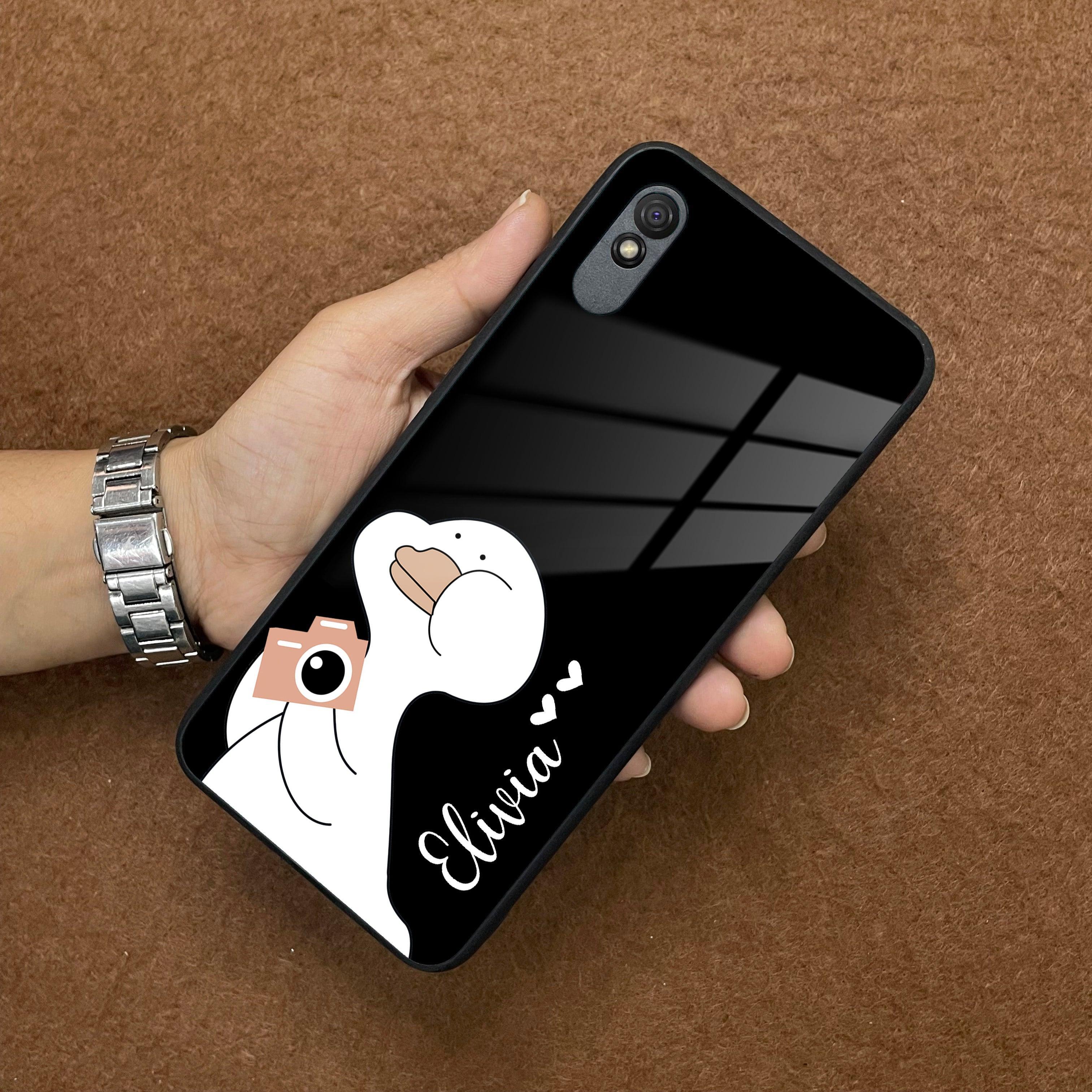 White Duck Glass Case Cover For Redmi/Xiaomi - ShopOnCliQ