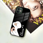 White Duck Glass Case Cover For iPhone - ShopOnCliQ