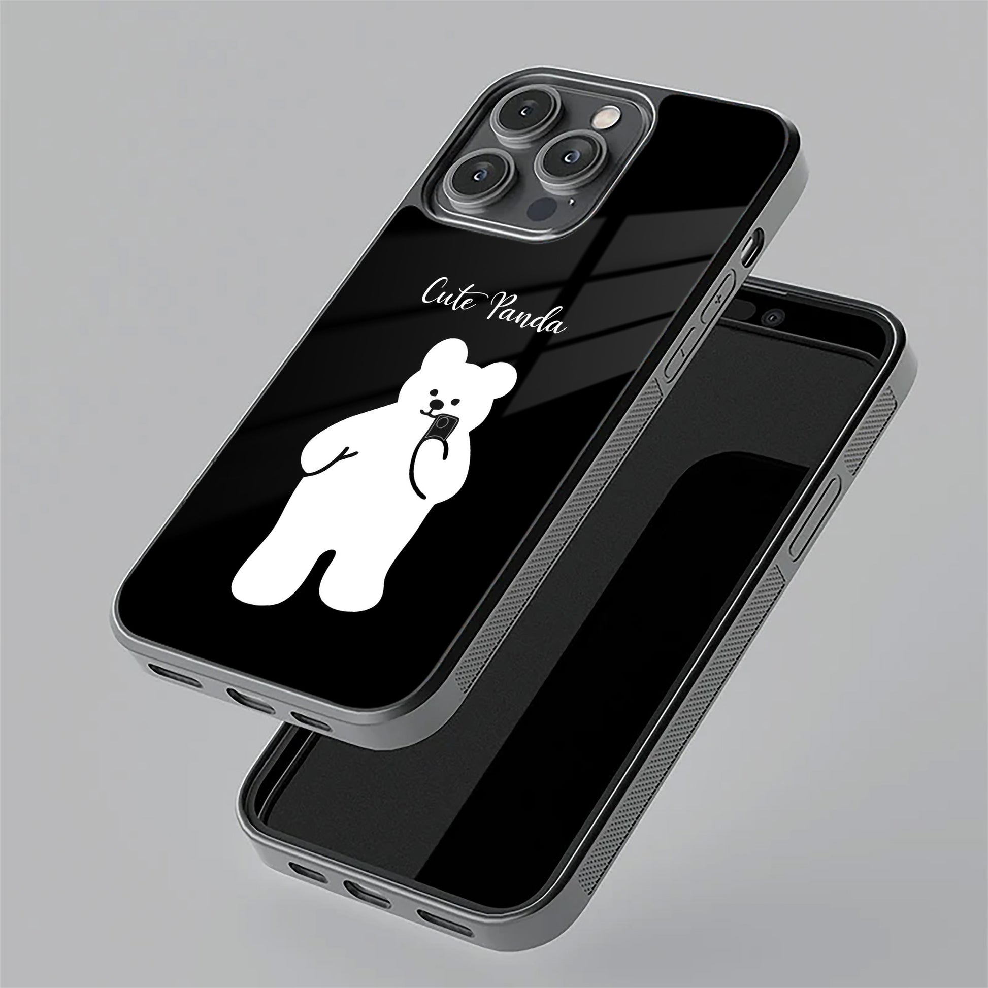 White Panda Glass Case Cover For Poco ShopOnCliQ