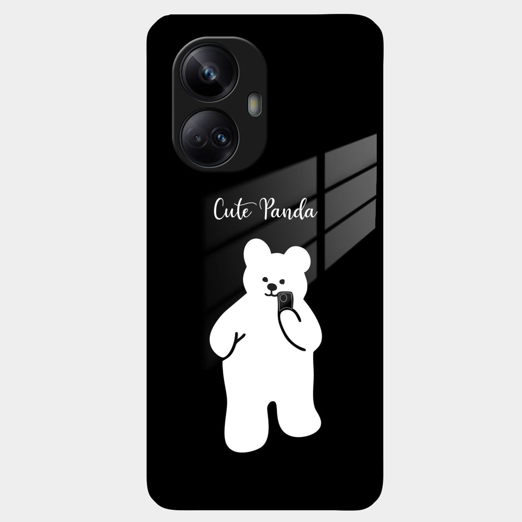 White Panda Glass Case Cover For Realme/Narzo - ShopOnCliQ