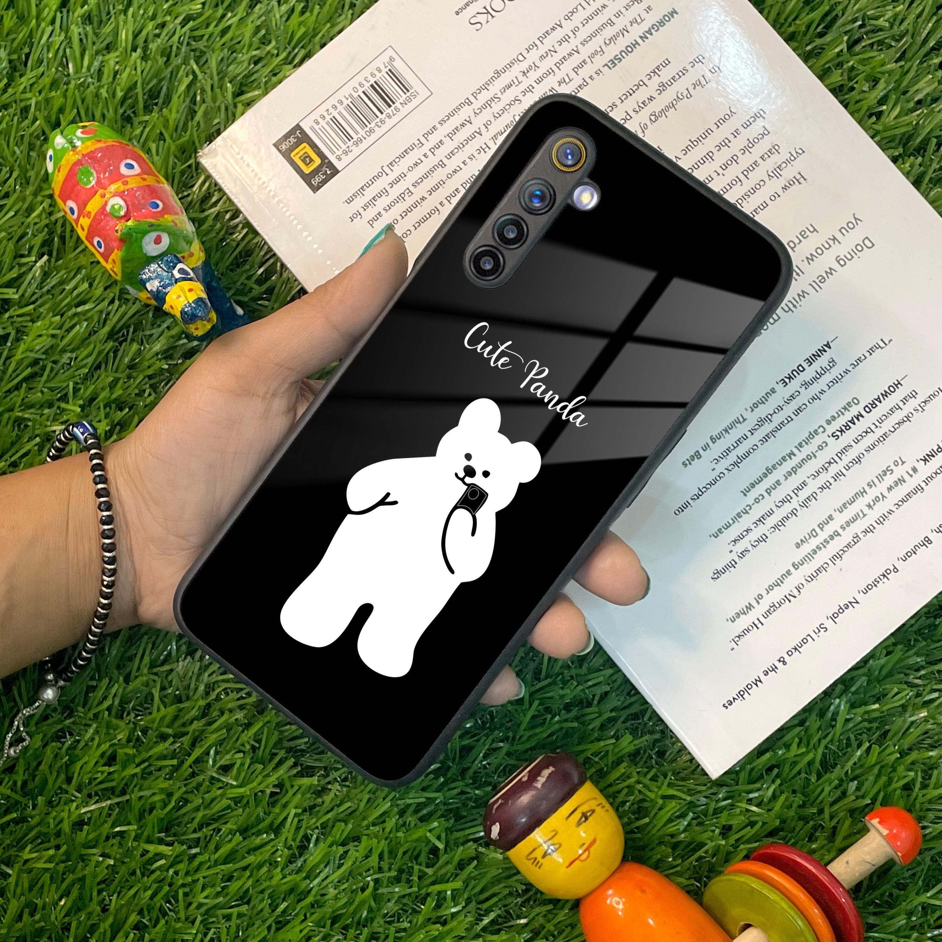 White Panda Glass Case Cover For Realme/Narzo - ShopOnCliQ