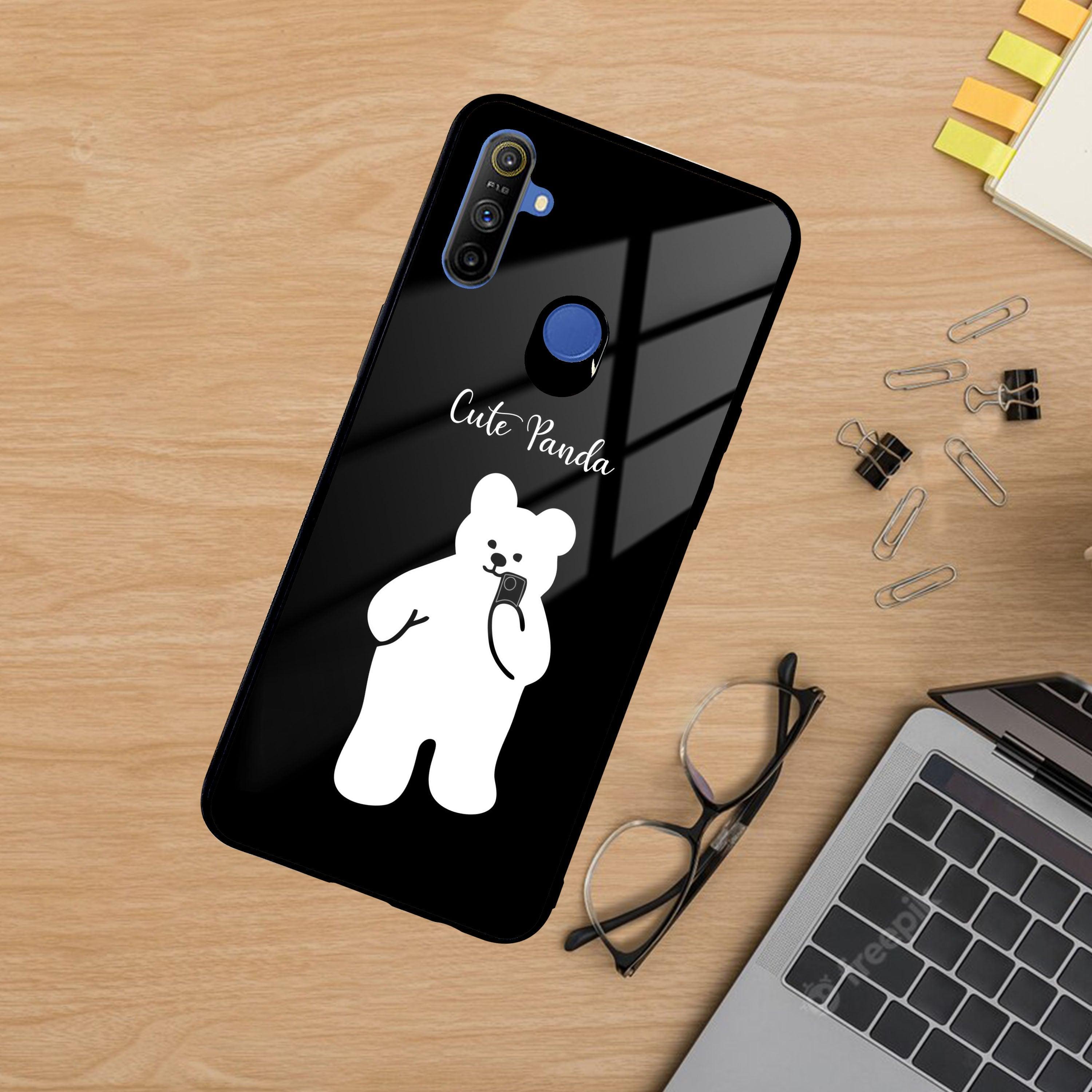 White Panda Glass Case Cover For Realme/Narzo - ShopOnCliQ