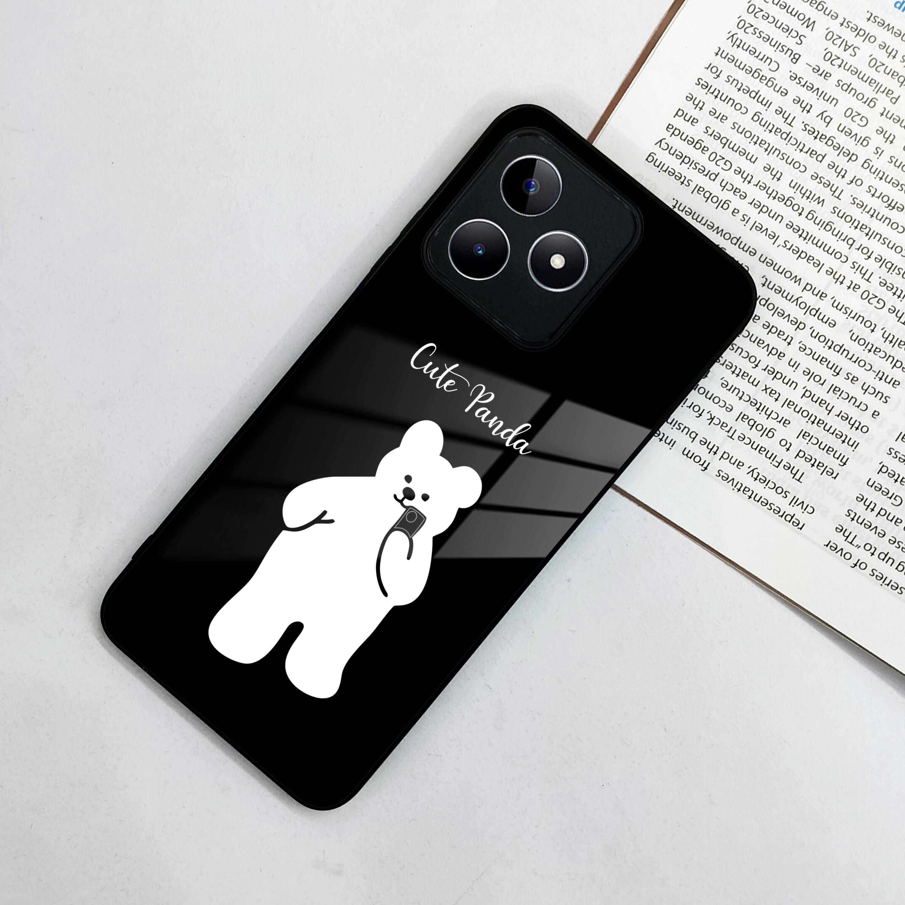 White Panda Glass Case Cover For Realme/Narzo - ShopOnCliQ