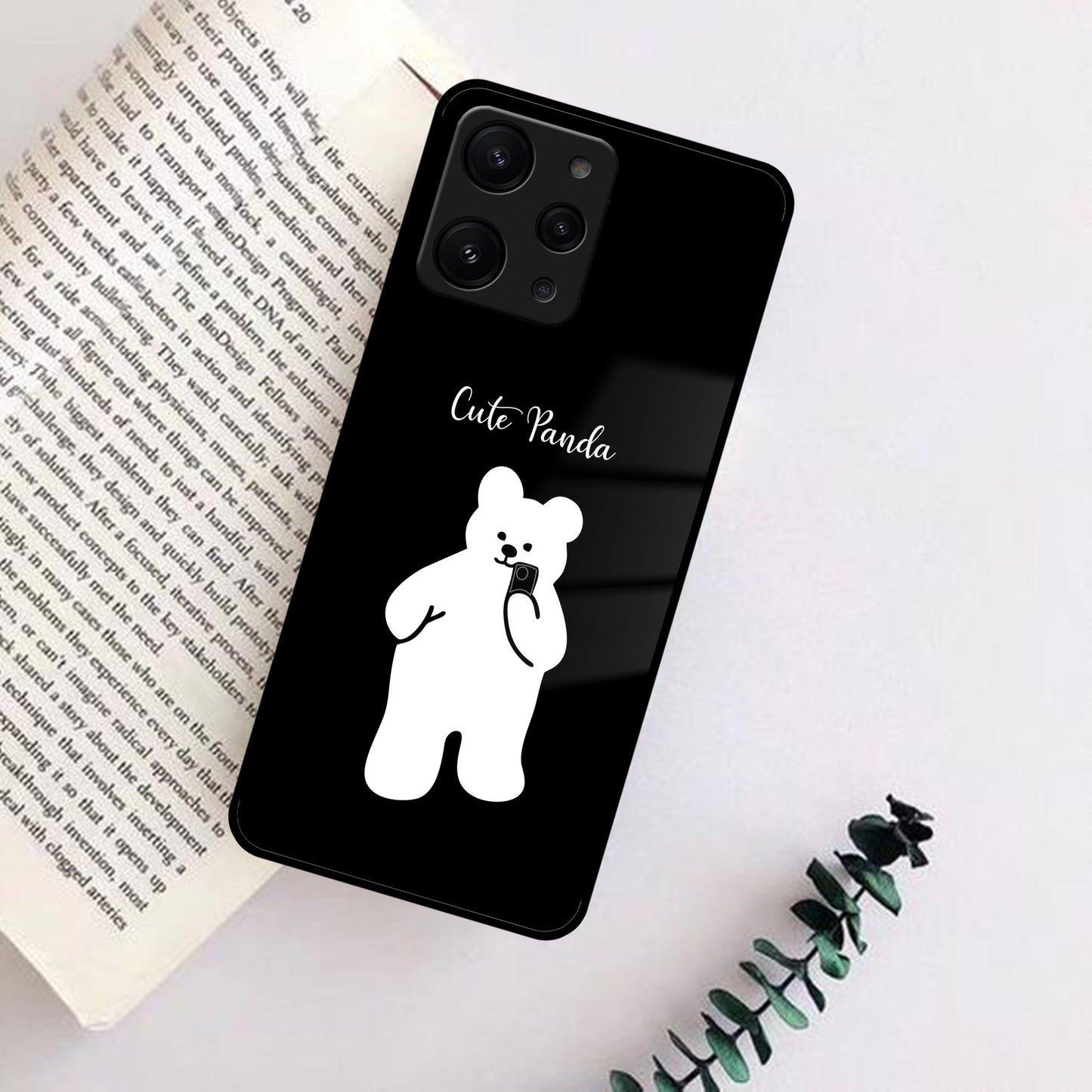 White Panda Glass Case Cover For Redmi/Xiaomi ShopOnCliQ