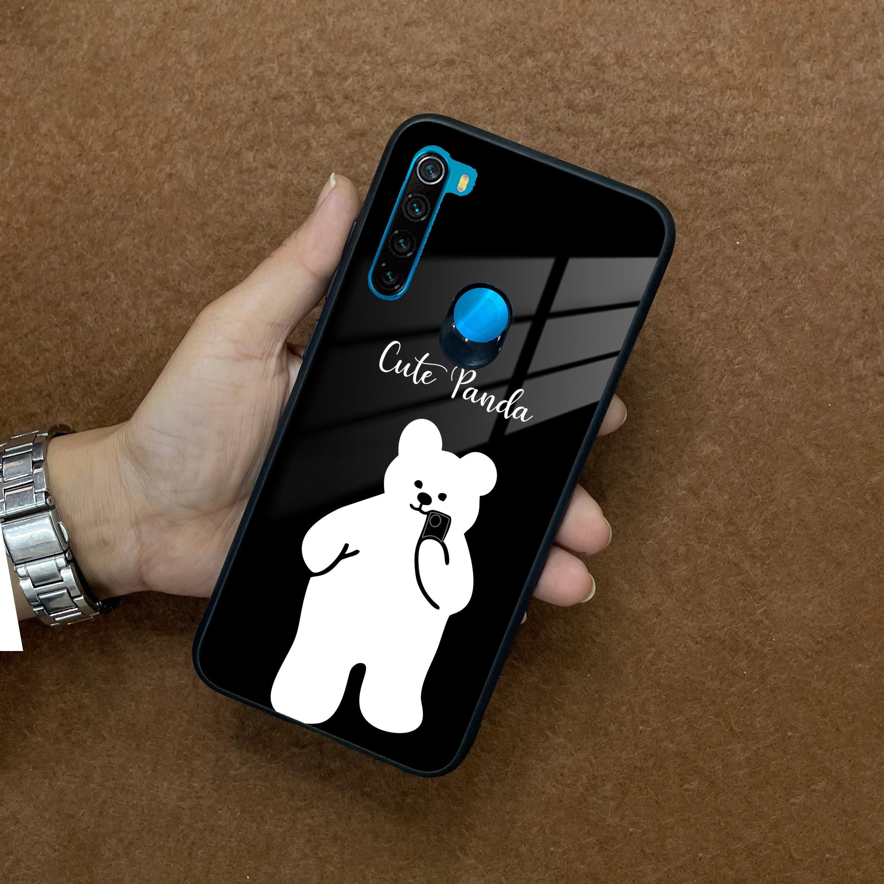 White Panda Glass Case Cover For Redmi/Xiaomi - ShopOnCliQ