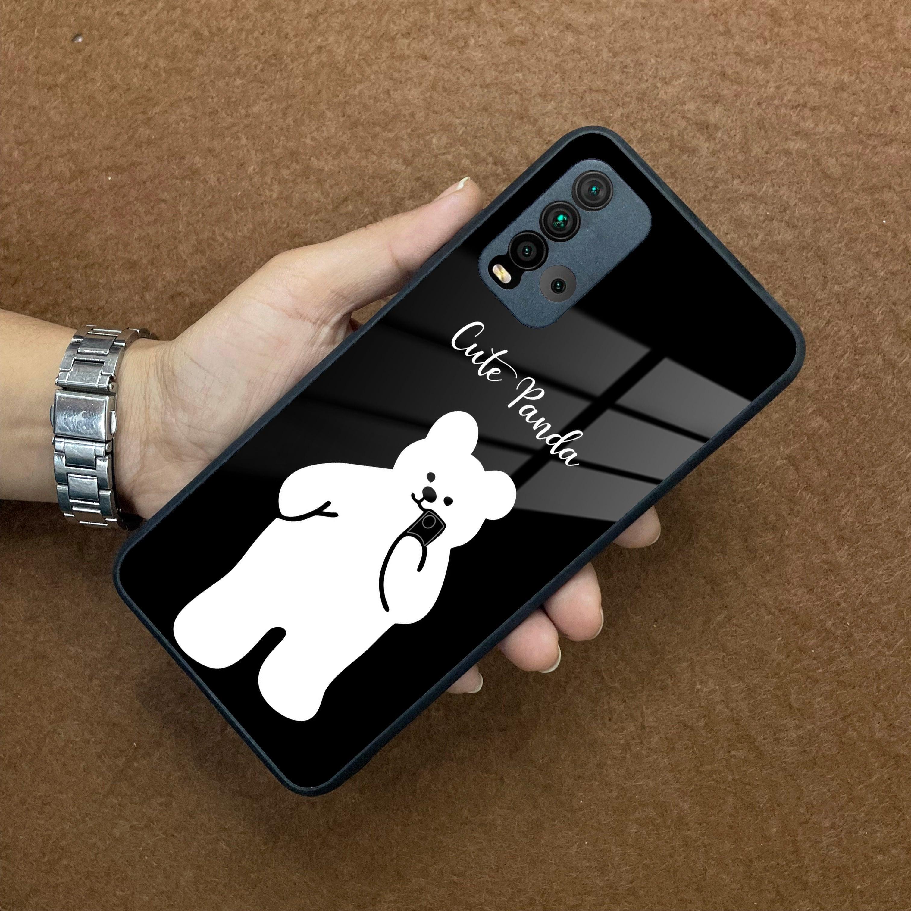 White Panda Glass Case Cover For Redmi/Xiaomi - ShopOnCliQ