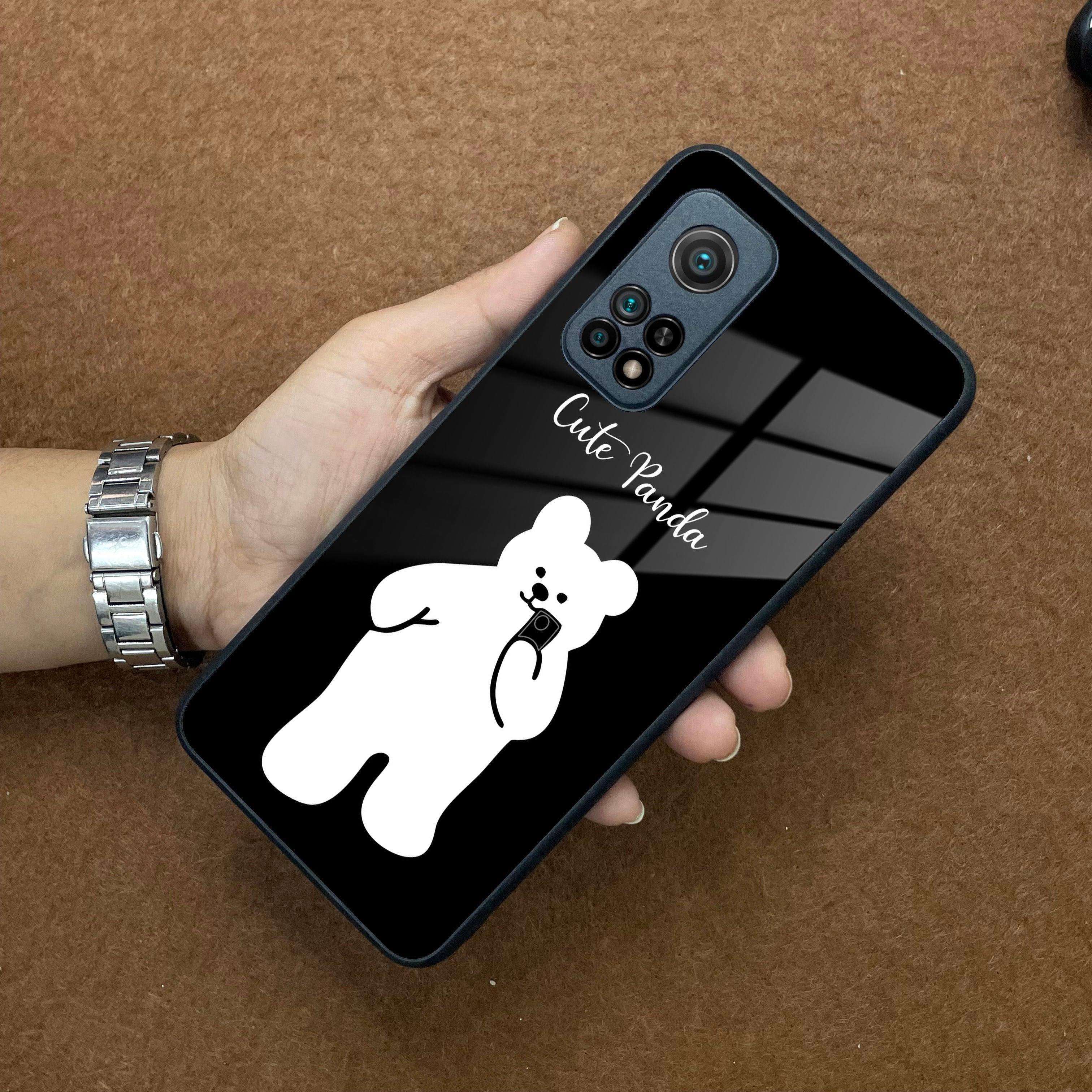 White Panda Glass Case Cover For Redmi/Xiaomi - ShopOnCliQ