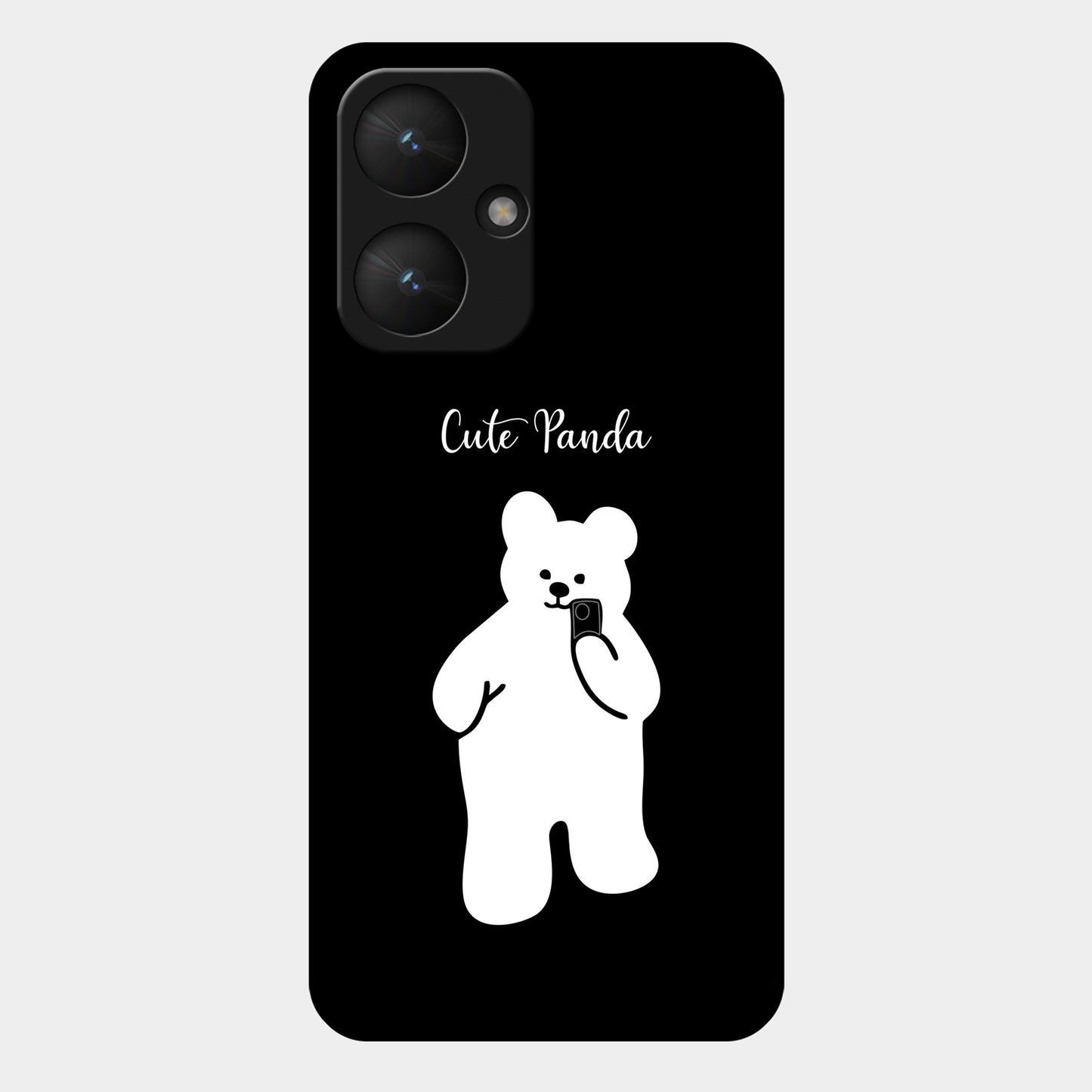 White Panda Glass Case Cover For Redmi/Xiaomi ShopOnCliQ