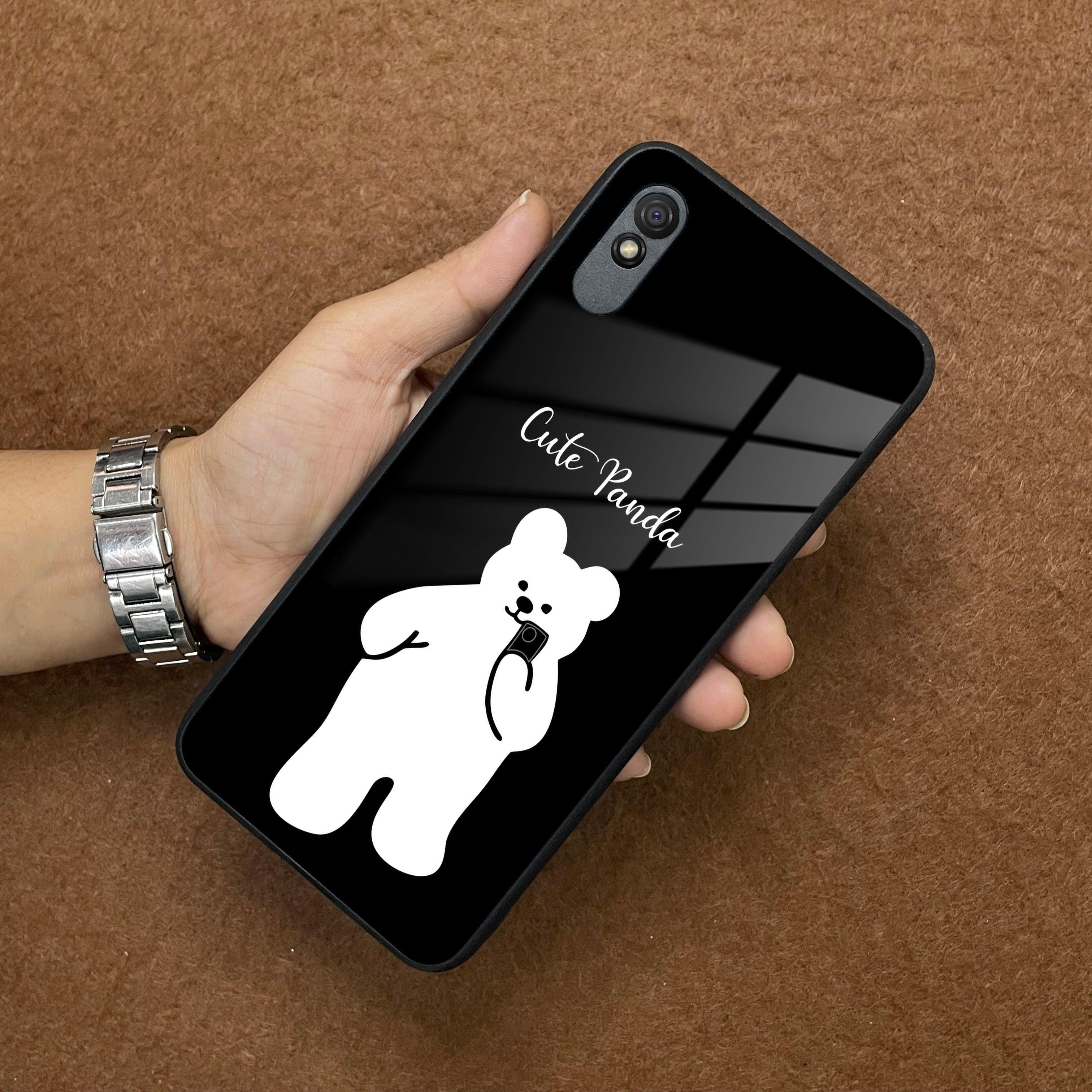 White Panda Glass Case Cover For Redmi/Xiaomi - ShopOnCliQ